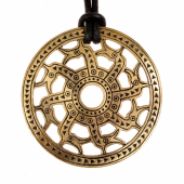 Sonnenrad-Anh�nger - Bronze
