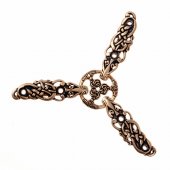 Viking strap divider - bronze