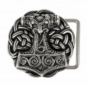 Thor's Hammer buckle - silver