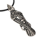 Vendel era bird pendant - silver