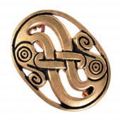 Vendel snake brooch - bronze