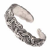 Viking arm ring - silver plated