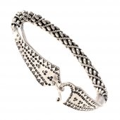 Viking bracelet - silver plated