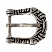 Viking buckle replica - silver plated