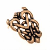 Ringerike style strap end - bronze