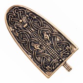 Viking tongue brooch - bronze