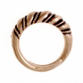 Viking finger ring replica - bronze