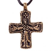 Wikinger-Kreuz von Gotland - Bronze