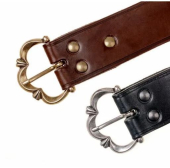Medieval leather belt replica