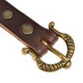 Wikingerg�rtel - braun / messing