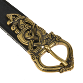 Wikinger-G�rtel - schwarz / messing