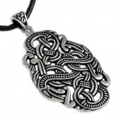 Viking snakes amulet - silver