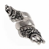 Beard bead Hedeby - silver plated