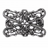 Viking brooch - silver plated