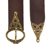 Viking belt - brown / brass