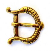 Viking buckle - brass colour