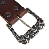 Wikinger-G�rtel - braun / silber