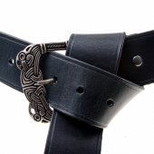 Viking leather belt in 4.5 cm width