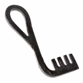 Hand-forged Viking key of iron